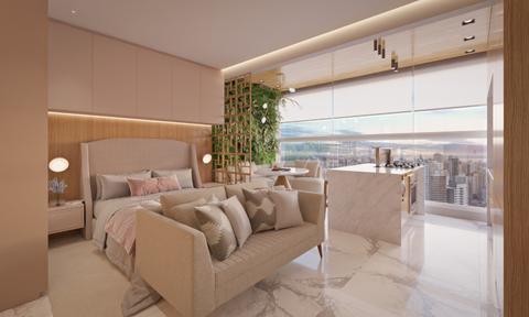 Estúdio à venda em Belém, Umarizal, com 1 suíte, EDIFÍCIO TORRE L'ACQUA 01